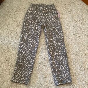 Trending leopard print jeans wild fable brand size xxs. New with tags!